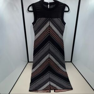 RACHEL Rachel Roy Women Chevron Tweed Sweater Dress Size M